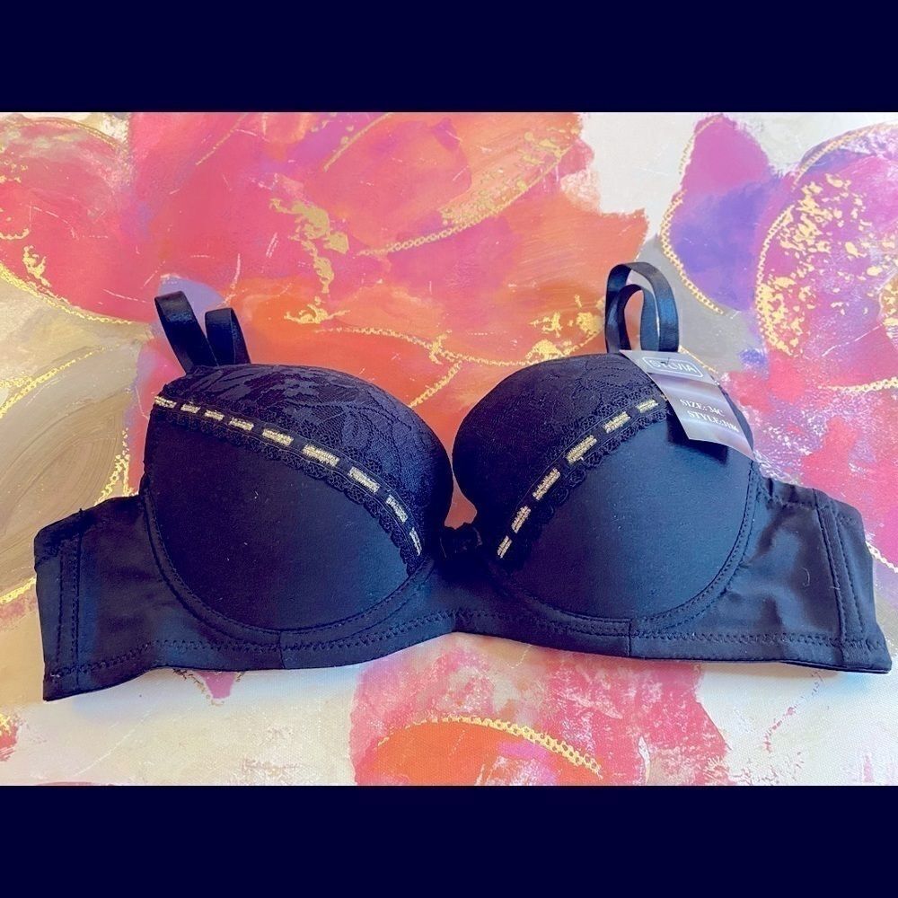 💐Sylvia full cup lace sexy push up Bra 34C